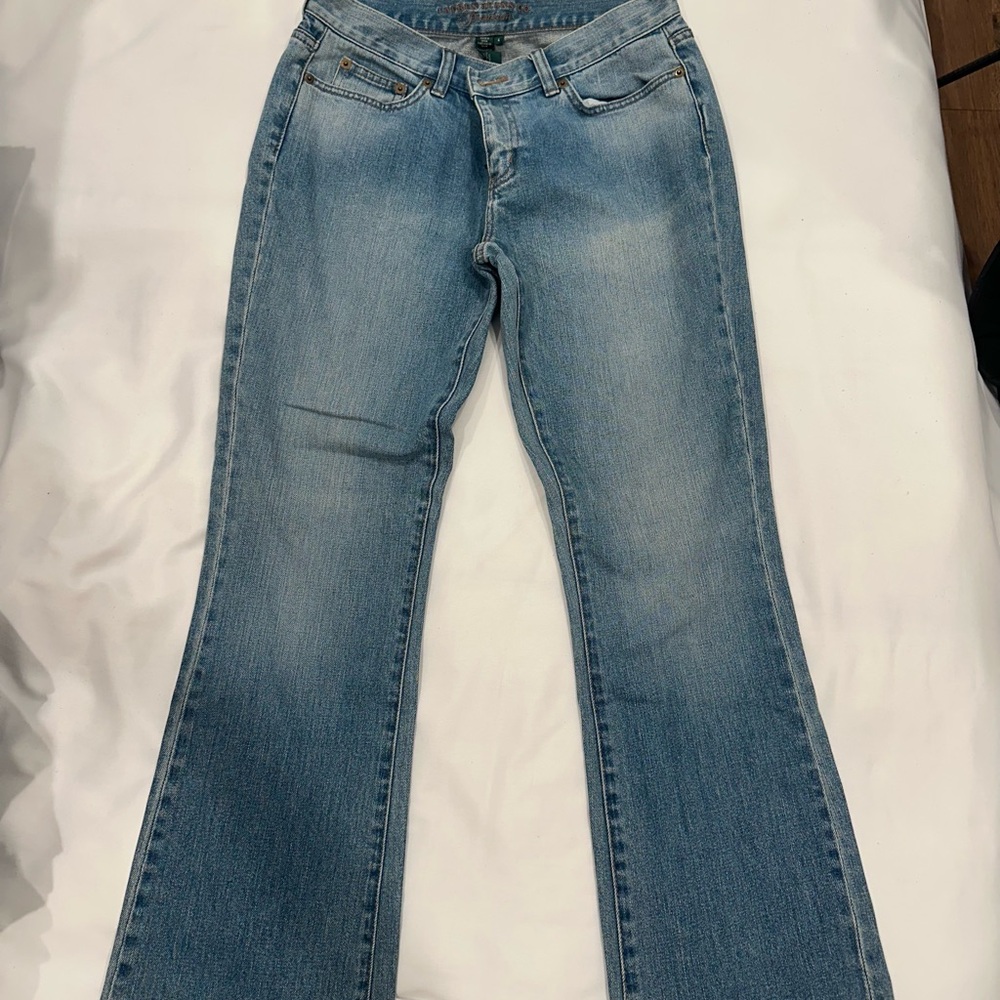 Lauren Ralph Lauren Light Blue Flare Jeans